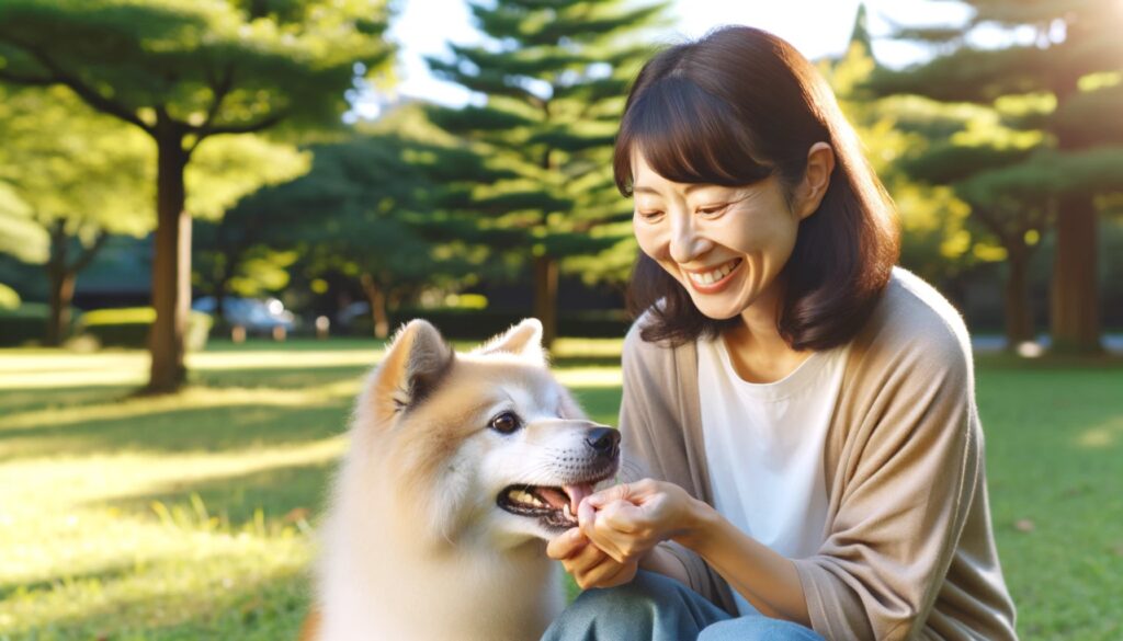 犬が甘噛みする人としない人：特徴