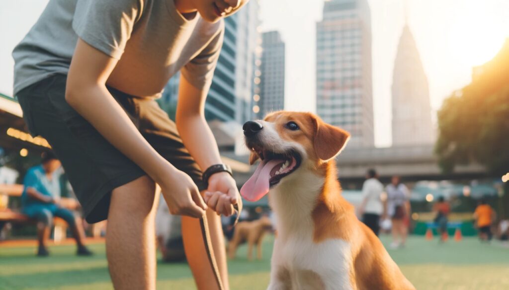 犬がついてくるのに逃げる：行動の改善策