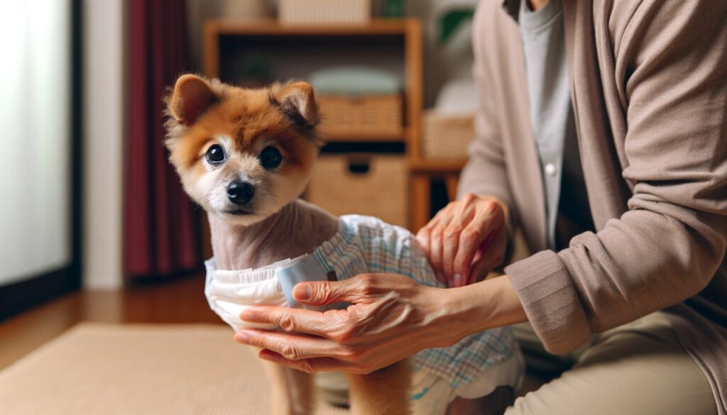 犬がオムツを噛みちぎる理由と解決策